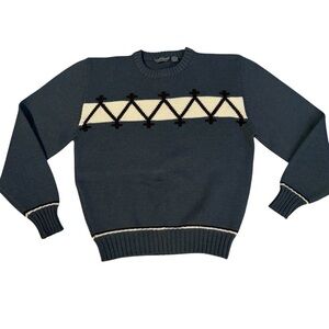 Vintage Calvin Klein 1970s Wool Crewneck Sweater Size Large Unisex